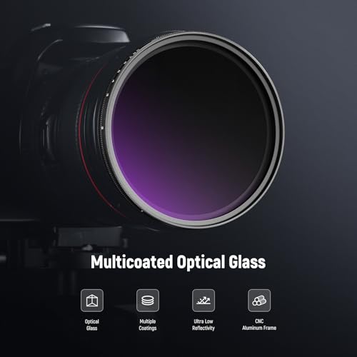 NEEWER 55mm ND2-400 (1-9 Stops) Variable ND Filter with Lens Cap - size: 55mm, style: ND2-ND400