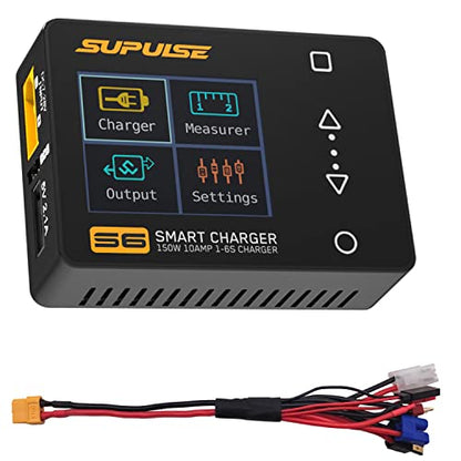 SUPULSE Lipo Battery Charger 150W/10A for 1-6S LiPo/LiHv/Lion/Life