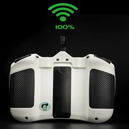 ARJSTY Jumper 2.4G 101mW Smart Color Screen Built In ELRS Radio Controller Hall Sensor Gimbals White - color: White