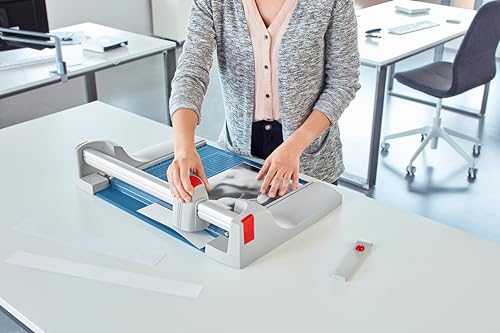 Dahle 440 Premium Rotary Trimmer, 14" Cut Length, 30 Sheet Capacity, Self-Sharpening, Automatic Clamp, German Engineered Paper Cutter - size: 14" Cut Length