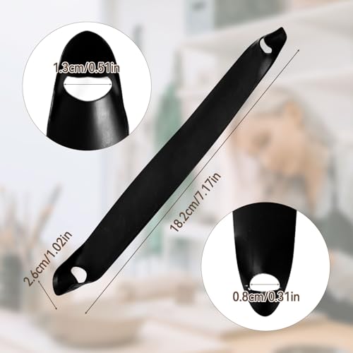 Pottery Trimming Tool, Double-Ends Clay Sculpting Tools Carbon Steel Mud Tool Clay Pottery Modelling Carving Tool for Scraping/Texturing Easy to Use Modeling (M) - size: Medium