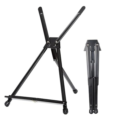 MEEDEN Metal Tabletop Easel Stand: Small Tripod Stand for Painting Display - size: 1-Pack