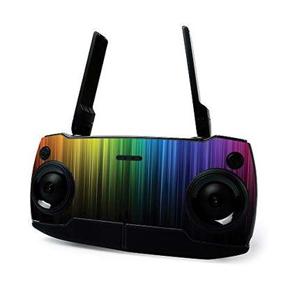 MightySkins Skin for DJI Mavic Mini Portable Drone Quadcopter - Rainbow Streaks | Protective, Durable, and Unique Vinyl Decal wrap cover | Easy To Apply, Remove, and Change Styles | Made in the USA, Model Number: DJMAVMIN-Rainbow Streaks - color: Rainbow