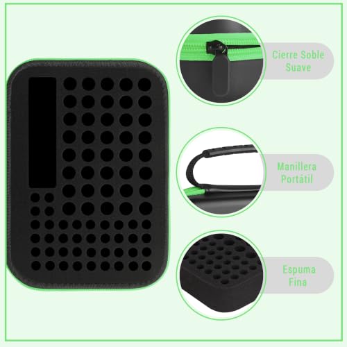 Battery Organizer Storage Case with Tester,88 Slot for AAA AA Button Cells - color: 88-Slots (Black-Green)