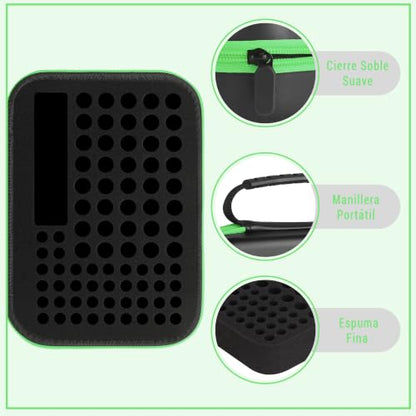 Battery Organizer Storage Case with Tester,88 Slot for AAA AA Button Cells - color: 88-Slots (Black-Green)