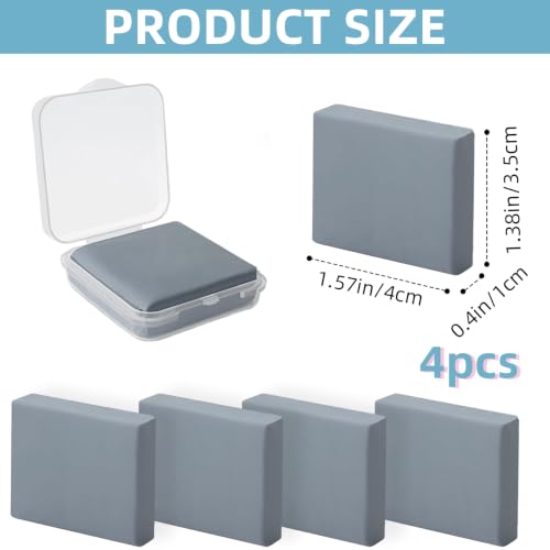 Kneaded Erasers for Artists, Soft Putty Erasers, Large Gray, 4 Pack