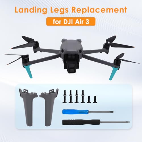 CAPART Front Landing Legs for DJI Air 3 Drone, Replacement Legs Repair Front Legs (1 Pair, Left and Right)
