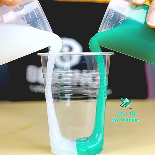 BBDINO Super Elastic Liquid Silicone Mold Making Kit 8A Jade Green 4.4 Lbs - color: 70.6 Oz Jade Green