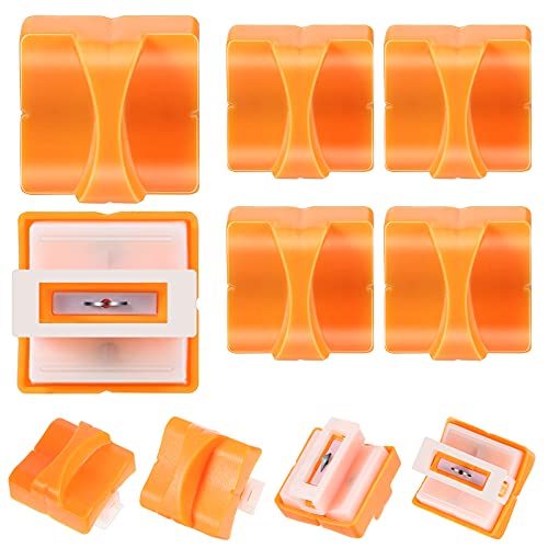 Honoson 6 Pcs Paper Cutter Replacement Blades for A4 Paper Trimmer, Orange - color: Orange