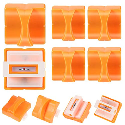 Honoson 6 Pcs Paper Cutter Replacement Blades for A4 Paper Trimmer, Orange - color: Orange