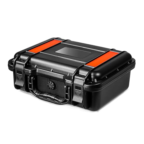 11in Waterproof Hard Case with DIY Customizable Foam Insert (10 x 7 x 3.5in Interior) - color: Black-11in