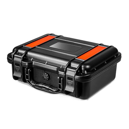 11in Waterproof Hard Case with DIY Customizable Foam Insert (10 x 7 x 3.5in Interior) - color: Black-11in