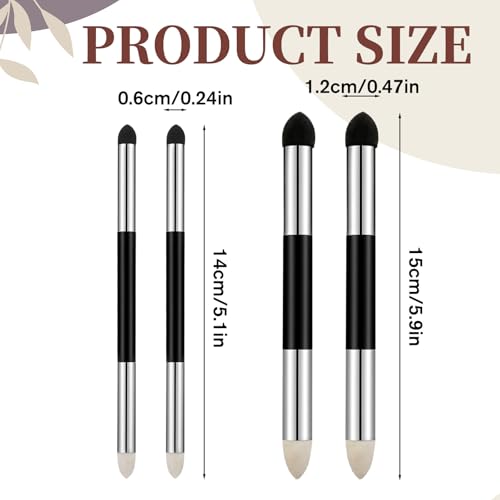 Oil Pastel Blending Tools, Dual Tip Drawing Art Oil Pastels Blender (4, Black) - color: 4 PCS