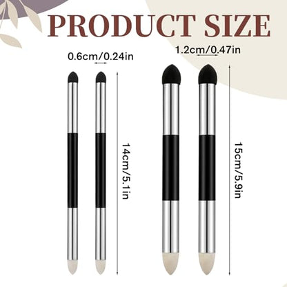 Oil Pastel Blending Tools, Dual Tip Drawing Art Oil Pastels Blender (4, Black) - color: 4 PCS