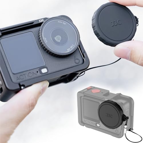 JJC Action 6 Rubber Lens Cap for DJI Osmo Action 6,Thicken Shockproof Cover - color: Silicon Lens Cap