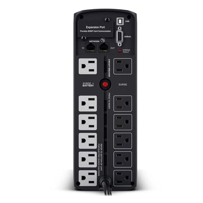 CyberPower CP1500PFCLCD PFC Sinewave UPS Battery Backup and Surge Protector - size: 1500VA, style: Mini-Tower