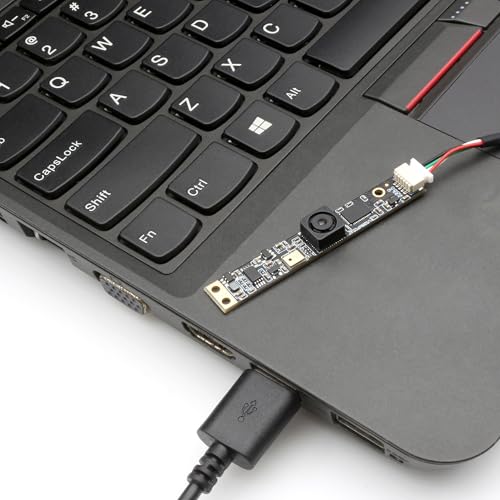 SVPRO 8MP USB Camera Module with Microphone, 102 Degree Wide Angle Laser Engraver Camera for Lightburn, Fixed Focus 4K UVC Webcam Board for Computer,Raspberry Pi
