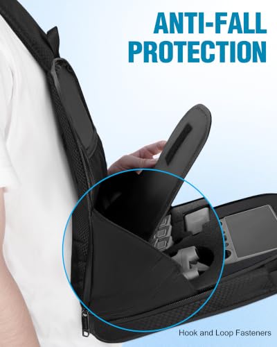 PEKREWS Crossbody Case for DJI Mini 3/4 Pro, RC 2/RC-N3/N2/N1 Controller - color: Black