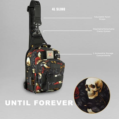 WOLFpak 4L Mini Tactical Sling Bag Crossbody - color: Until Forever