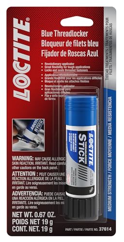 Loctite 504466 All-Purpose Medium Strength Anaerobic Threadlocker Stick, Blue, 19-Gram - style: 19-Gram