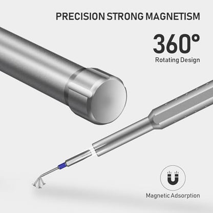 71-in-1 Precision Screwdriver Set with Pop-up Aluminum Alloy Case （Silver） - size: 71 IN 1 silver white