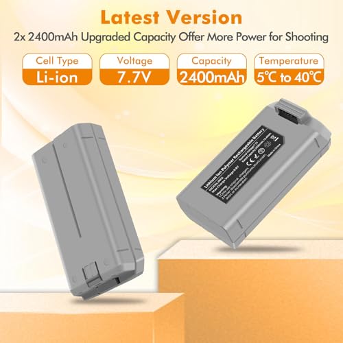 Mini 2 Battery Hub for DJI Mini 4K/2/SE/SE Drone, 2400mAh, Two-Way Charging