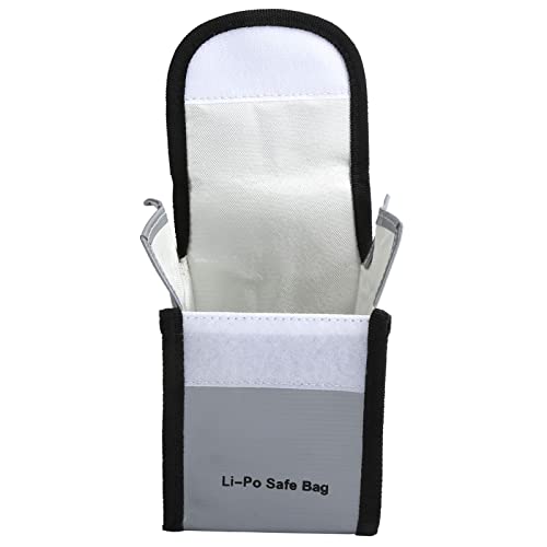 Fireproof Document Bag, Storage Bag with High Temperature Material for Important Certificates, Passports, Cash, Jewelry, Batteries