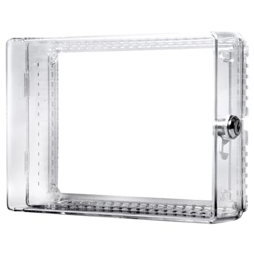 TayMac Plastic Thermostat Cover, Large, Includes Tumbler Lock, Clear - size: Large