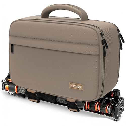 Camera Bag for Canon/Sony/Nikon DSLR SLR Camera and Multiple Lens Beige - color: Beige