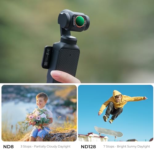 K&F CONCEPT Adjustable Magnetic ND Filters Set - style: ND2-32 +ND32-512