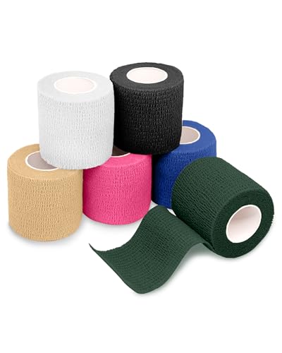 FriCARE Self Adhesive Bandage Wrap, Medical Tape in First Aid Kit - color: Terra Splash