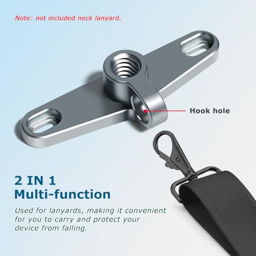 Bike Mount Tripod Adapter for DJI RC/RC2 Remote Control, Neck Strap Holder with 1/4" Screw Hole for DJI Mini 4/Mini 3 Pro