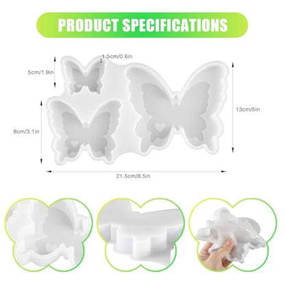 Butterfly Resin Molds, Silicone Mold for Epoxy Resin Casting