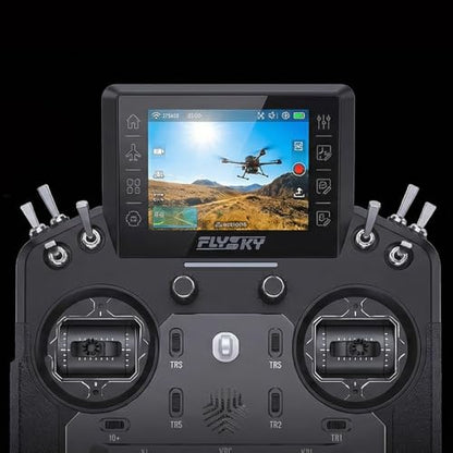 Tidyard 18CH RC Transmitter with 3.5" Touchscreen, 8700mAh Battery, Dual Antenna for Drones, Cars, Boats