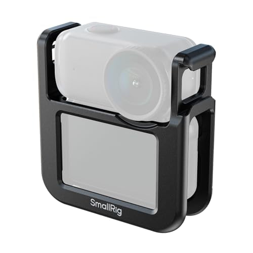 SMALLRIG Half Cage for DJI Osmo Nano, with a 1/4"-20 Threaded Hole/Quick Release Mount for DJI/Cold Shoe Mount - style: Nano Half Cage - 5764