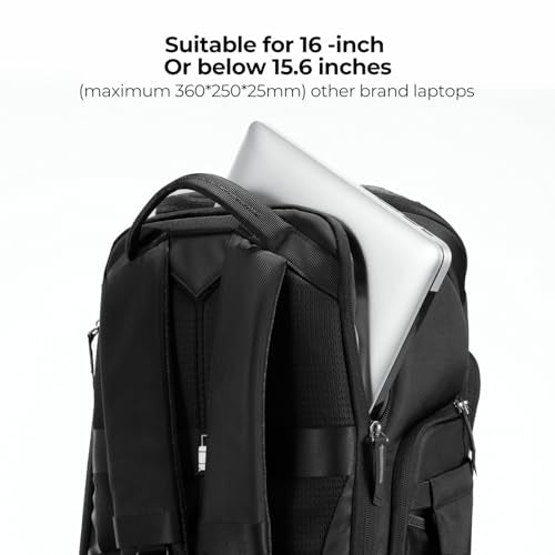 K&F CONCEPT Camera Backpack, 22L Expandable Camera Bag with Rain Cover - color: Black-Grey