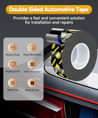 PHIXBEAR Double Sided Tape Heat Resistant Heavy Duty, 1" x 20FT - size: 1" x 20FT