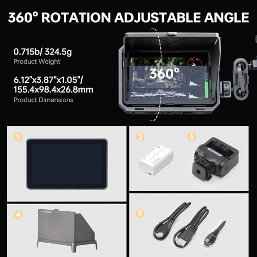 VILTROX DC-X2 6 Inch Touchscreen DSLR Camera Field Monitor