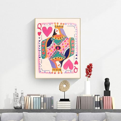 Queen of Hearts Diamond Painting Kits for Adults - Poker Diamond Art Kits - color: G9588