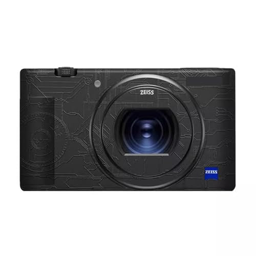 Decal Skin for Sony ZV-1 Vinyl Wrap Anti-Scratch Film Mirrorless Camera Body Protective Sticker Protector Coat ZV1(Circuit Black) - color: Circuit Black