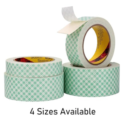 3M Double Sided Foam Tape 1" x 10Ft 1 Pack White Heavy Duty - size: 1" x 10Ft