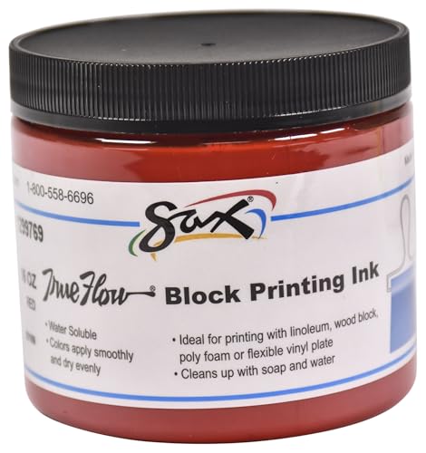 Ink SAX Block Printing Pint Primary RED