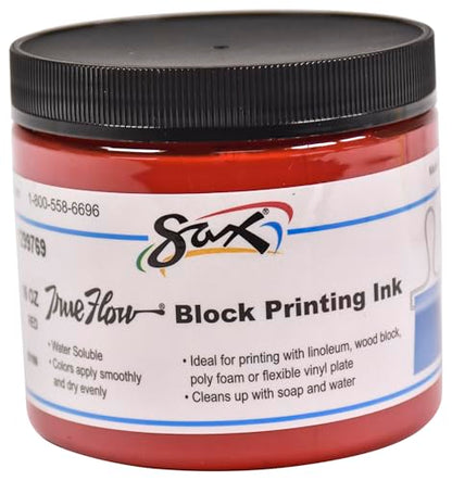 Ink SAX Block Printing Pint Primary RED