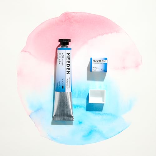 MEEDEN Professional Artist Watercolor Paint: Light Green - 15ml/0.5oz - color: Light Green