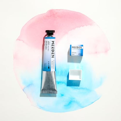 MEEDEN Professional Artist Watercolor Paint: Light Green - 15ml/0.5oz - color: Light Green