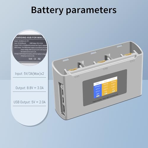 Mini 2 Battery 3-Channel Charger Two-Way Charging Hub for DJI Mini SE SE 4K