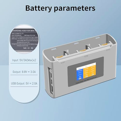 Mini 2 Battery 3-Channel Charger Two-Way Charging Hub for DJI Mini SE SE 4K