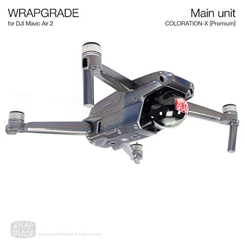 Wrapgrade Main Unit Skin Compatible with DJI Mavic Air 2 (Coloration-X) - color: COLORATION-X