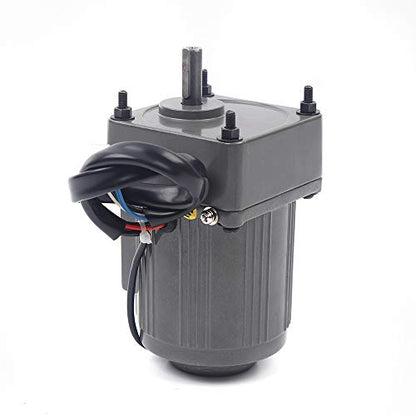 0-135RPM 25W 10K High Torque Variable Speed AC Gear Motor with Controller - color: 25W 10K