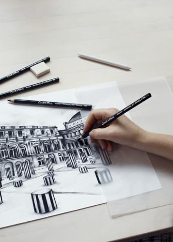Conté à Paris Sketching & Drawing Charcoal Pencils, Set of 2, HB and 2B